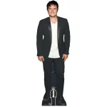 CS1121 Josh Hutcherson (American Actor) Lifesize + Mini Cardboard Cutout Standee Front