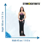 CS1122 Olivia Rodrigo Black Dress (American Singer) Lifesize + Mini Cardboard Cutout Standee Size