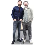 CS1124 Michael Sheen & David Tennant (WelshScottish Actors) Lifesize + Mini Cardboard Cutout Front