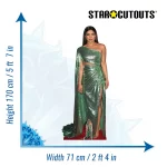 CS1130 Priyanka Chopra 'Green Dress' (Indian Actress) Lifesize + Mini Cardboard Cutout Standee Size