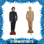 CS1186 Chase Stokes 'Black Suit' (American Actor) Lifesize + Mini Cardboard Cutout Standee Frame