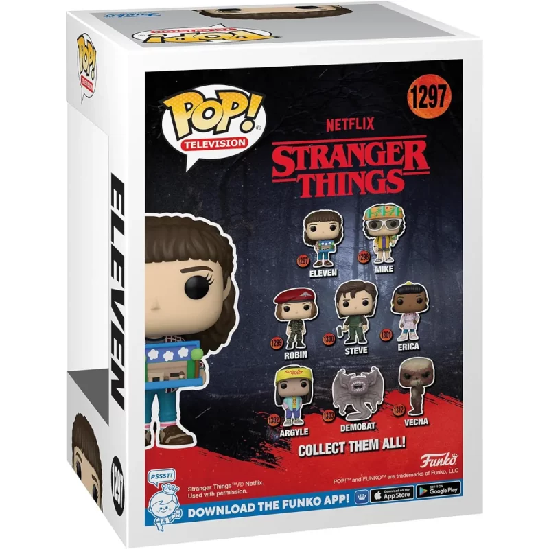 FK65639 Funko Pop! Television - Stranger Things - Eleven with Diorama Collectable Vinyl Figure Box Back