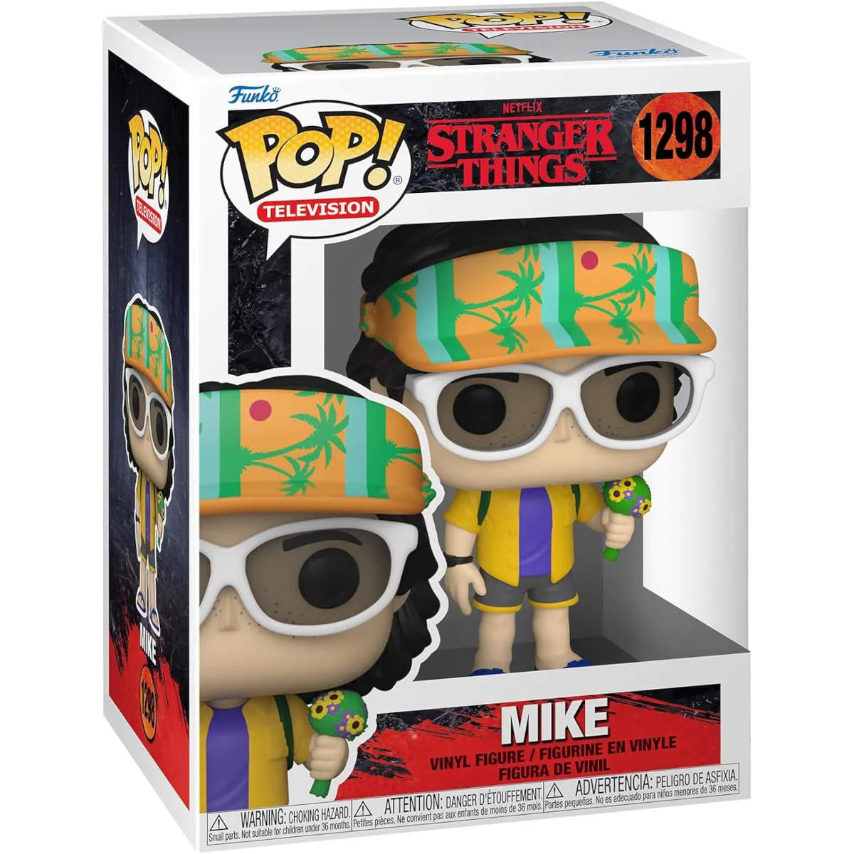 FK65640 Funko Pop! Television - Stranger Things - California Mike Collectable Vinyl Figure Box Front
