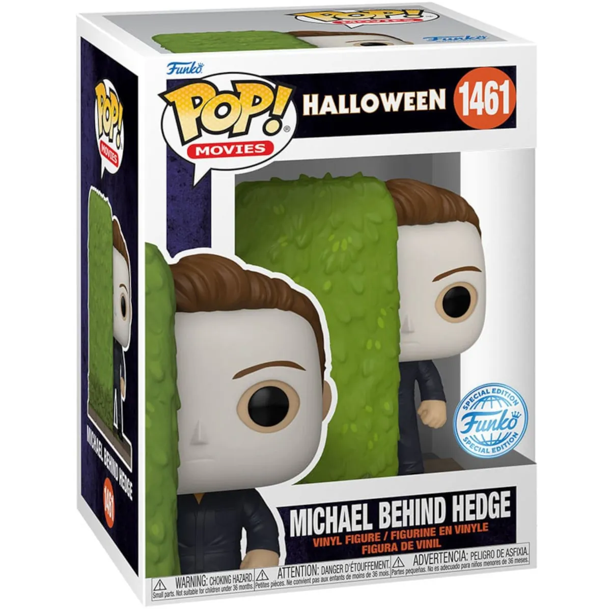FK74695 Funko Pop Movies Halloween Michael Myers Behind Hedge Collectable Vinyl Figure Box Front