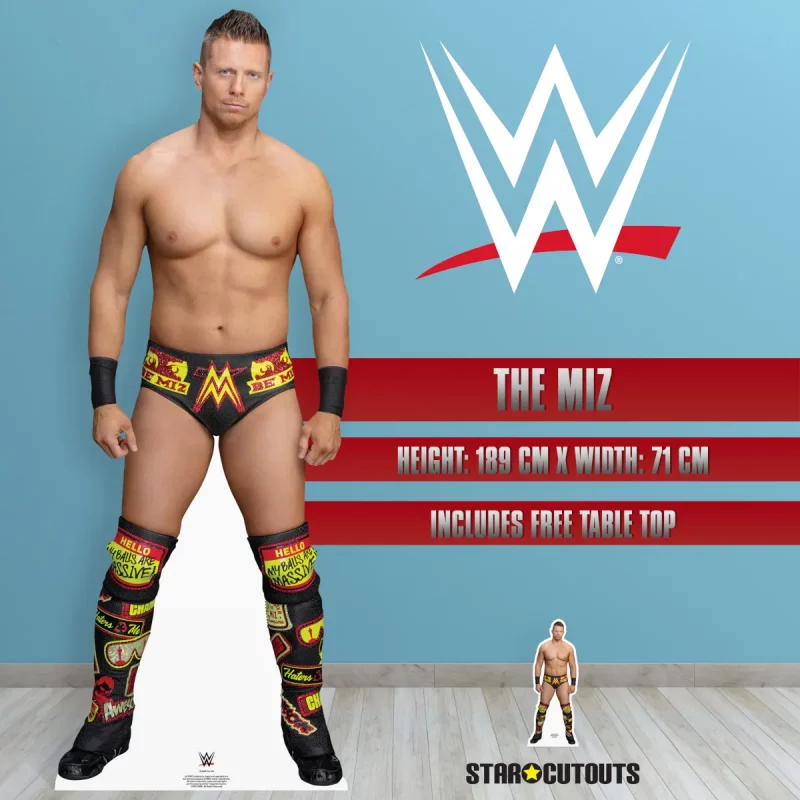 SC4408 The Miz (WWE) Official Lifesize + Mini Cardboard Cutout Standee Room