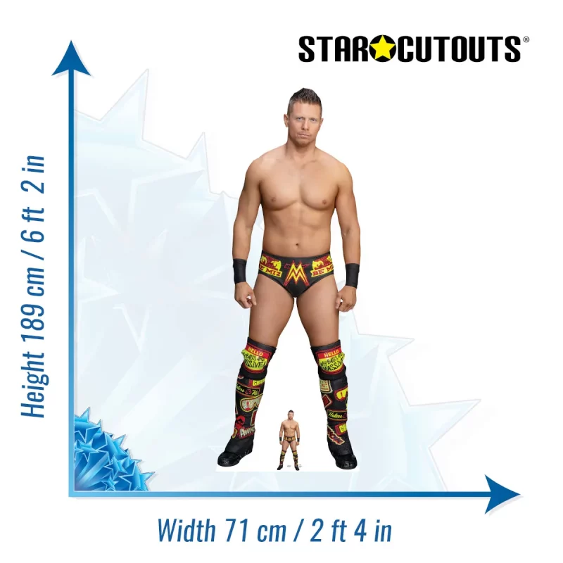 SC4408 The Miz (WWE) Official Lifesize + Mini Cardboard Cutout Standee Size