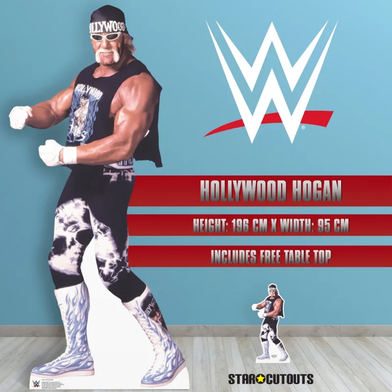 SC4414 Hulk Hogan 'Hollywood' (WWE) Official Lifesize + Mini Cardboard Cutout Standee Room