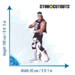 SC4414 Hulk Hogan 'Hollywood' (WWE) Official Lifesize + Mini Cardboard Cutout Standee Size
