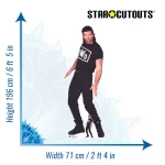 SC4415 Scott Hall (NWO WWE) Official Lifesize + Mini Cardboard Cutout Standee Size