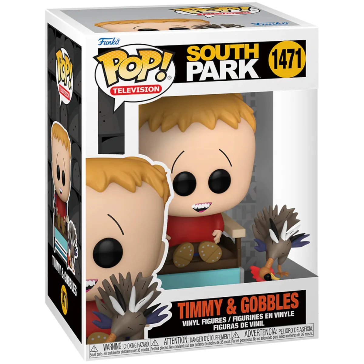 Funko Pop! Television - South Park - Timmy & Gobbles Collectable Vinyl  Figure - Cutouts and Collectables