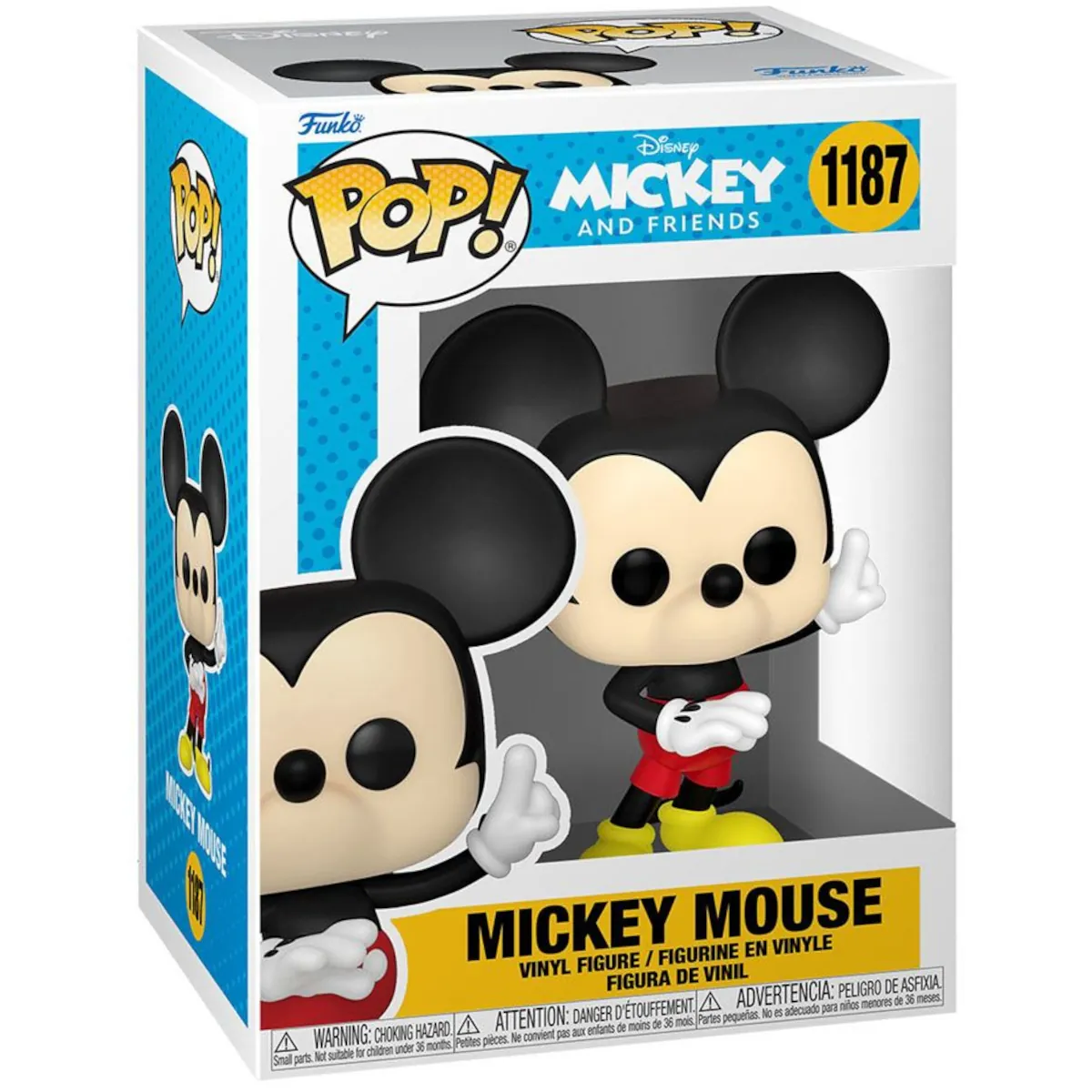 FK59623 Funko Pop! Disney - Mickey and Friends - Mickey Mouse Collectable Vinyl Figure Box