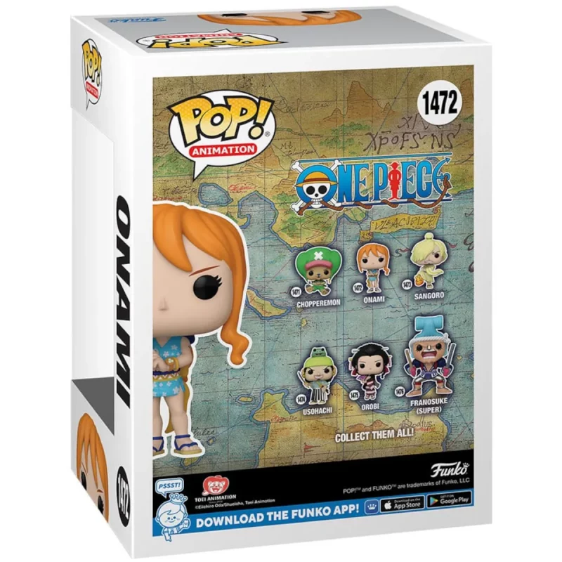 FK72107 Funko Pop! Animation – One Piece – Onami (Wano) Collectable Vinyl Figure Box Back