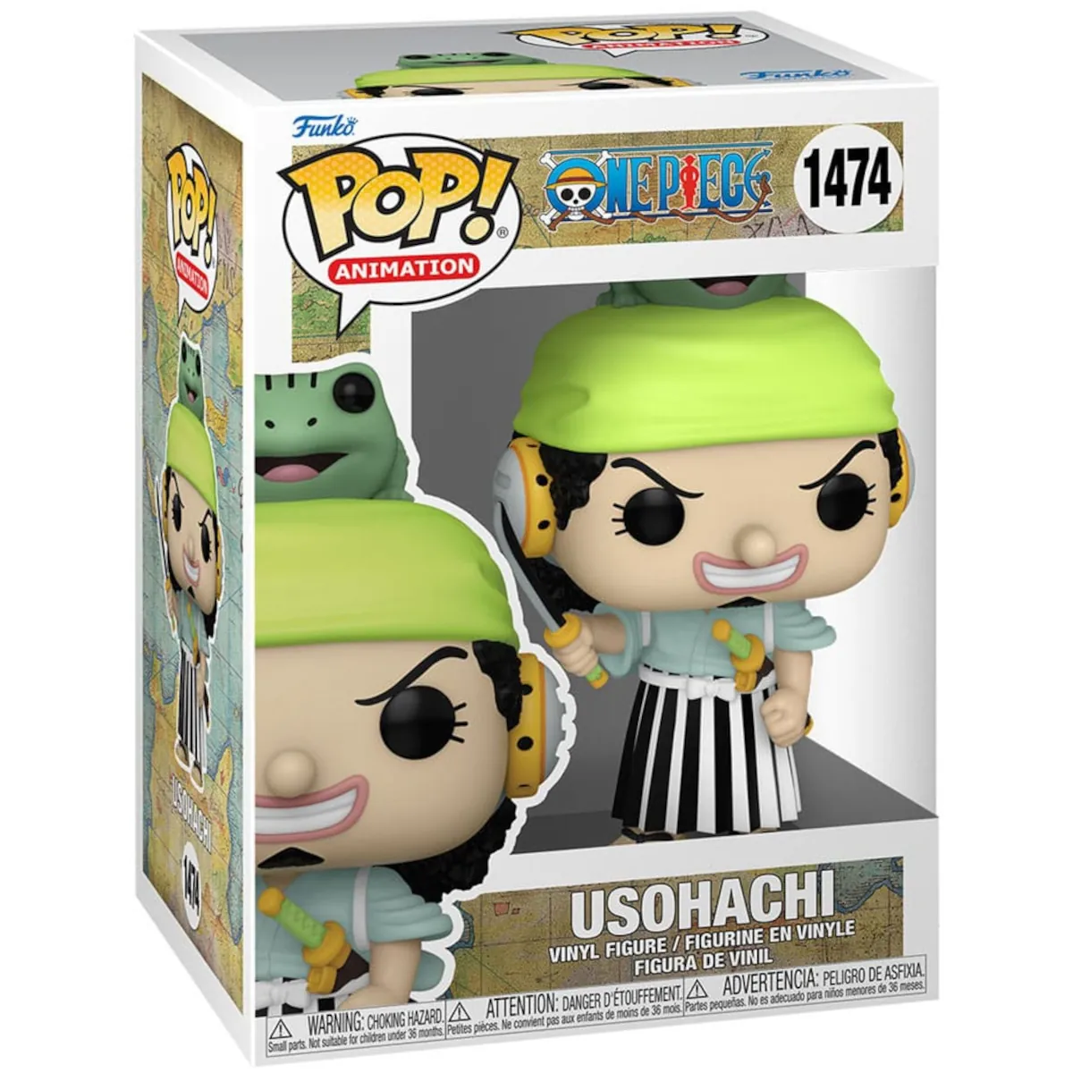 FK72109 Funko Pop! Animation – One Piece – Usohachi (Wano) Collectable Vinyl Figure Box Front