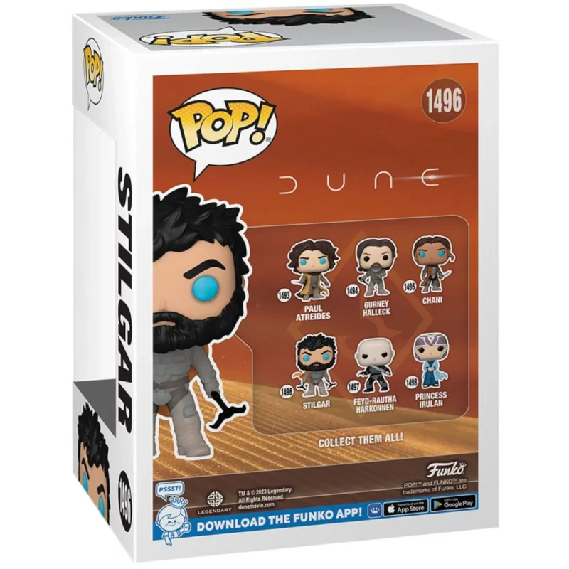FK72634 Funko Pop! Movies - Dune Part Two - Stilgar Collectable Vinyl Figure Box Back