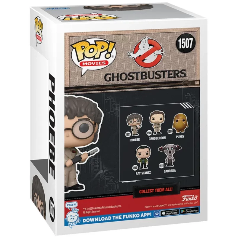 FK73386 Funko Pop! Movies - Ghostbusters Frozen Empire - Phoebe Collectable Vinyl Figure Box Back