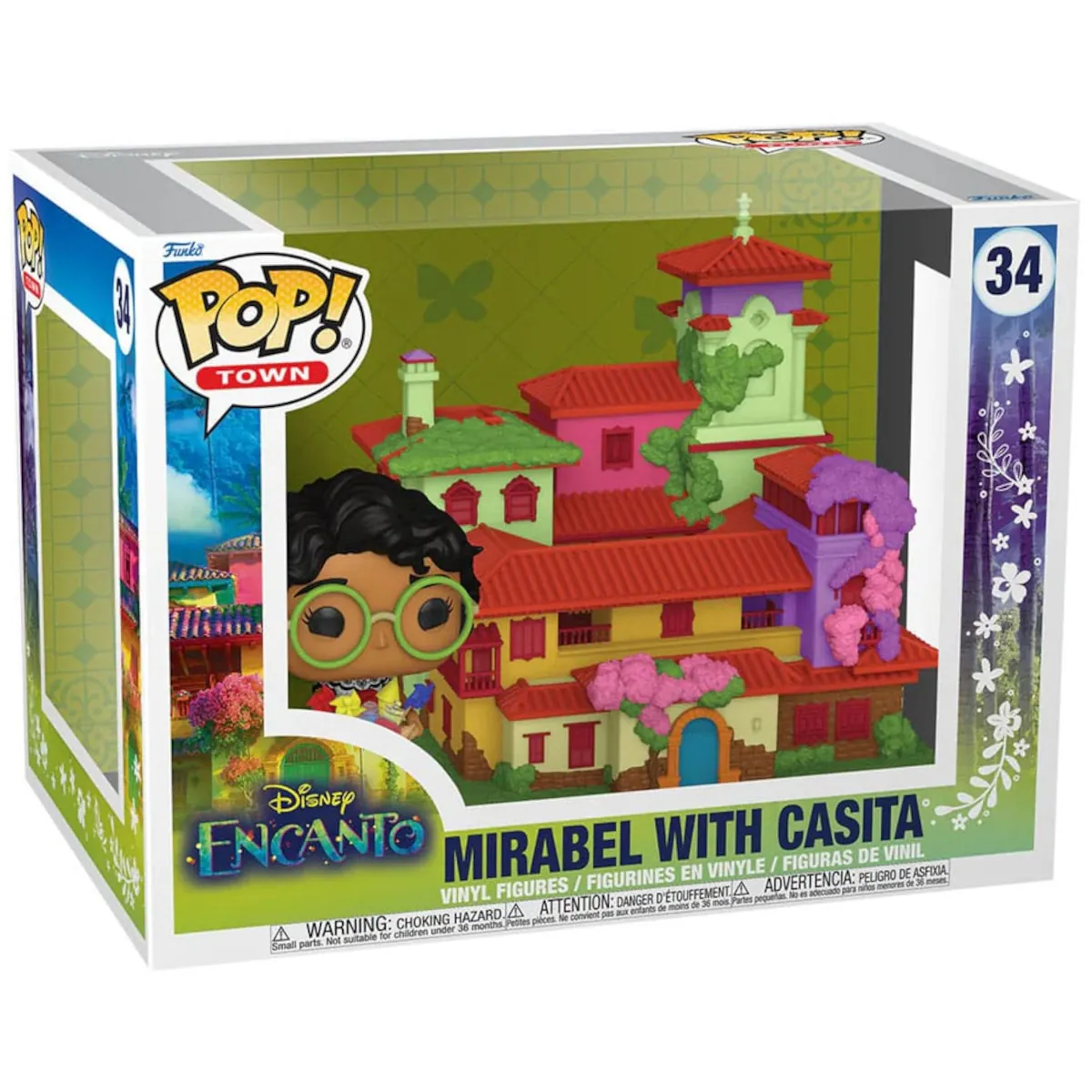 FK73717 Funko Pop! Town - Disney Encanto - Mirabel with Castle Collectable Vinyl Figure Box Front