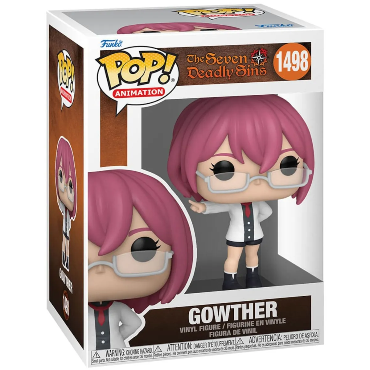 FK75537 Funko Pop! Animation - The Seven Deadly Sins - Gowther Collectable Vinyl Figure Box Front