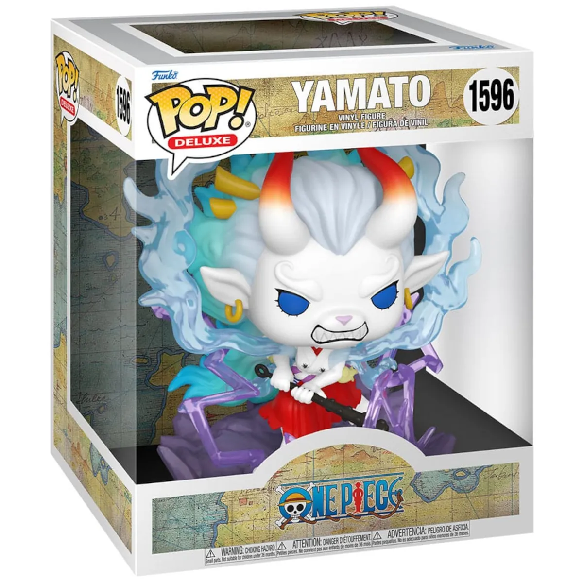 FK75581 Funko Pop! Deluxe - One Piece - Yamato (Man-Beast Form) Collectable Vinyl Figure Box Front