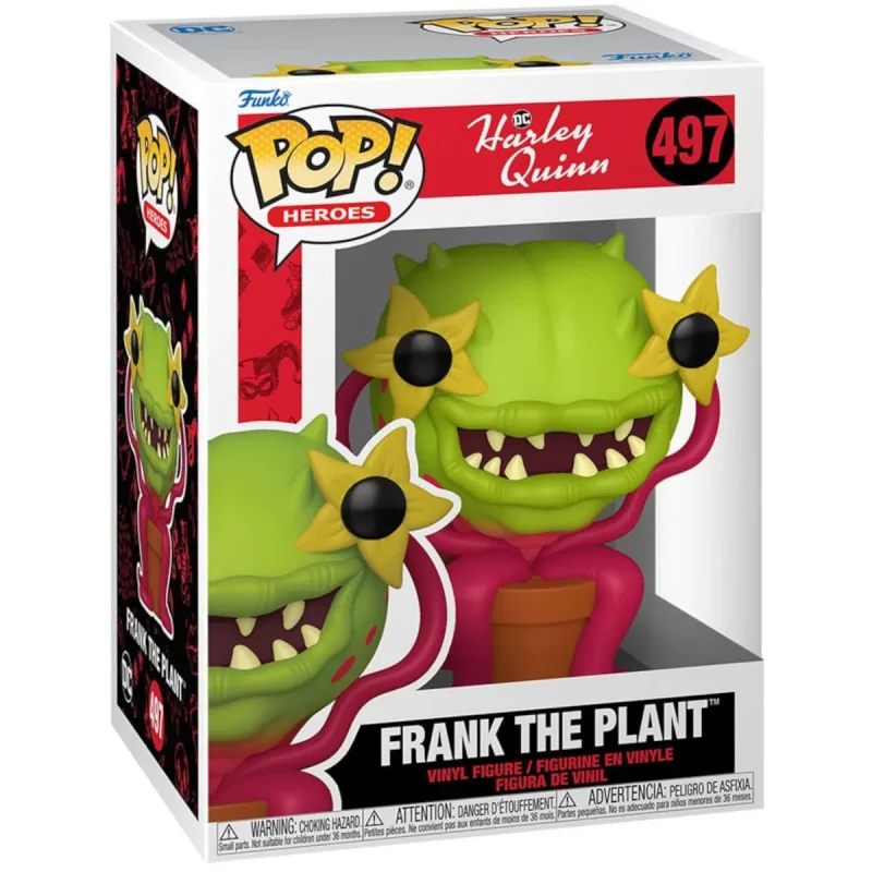 FK75847 Funko Pop! Heroes - Harley Quinn Animated Series - Frank The Plant Collectable Vinyl Figure Box Front