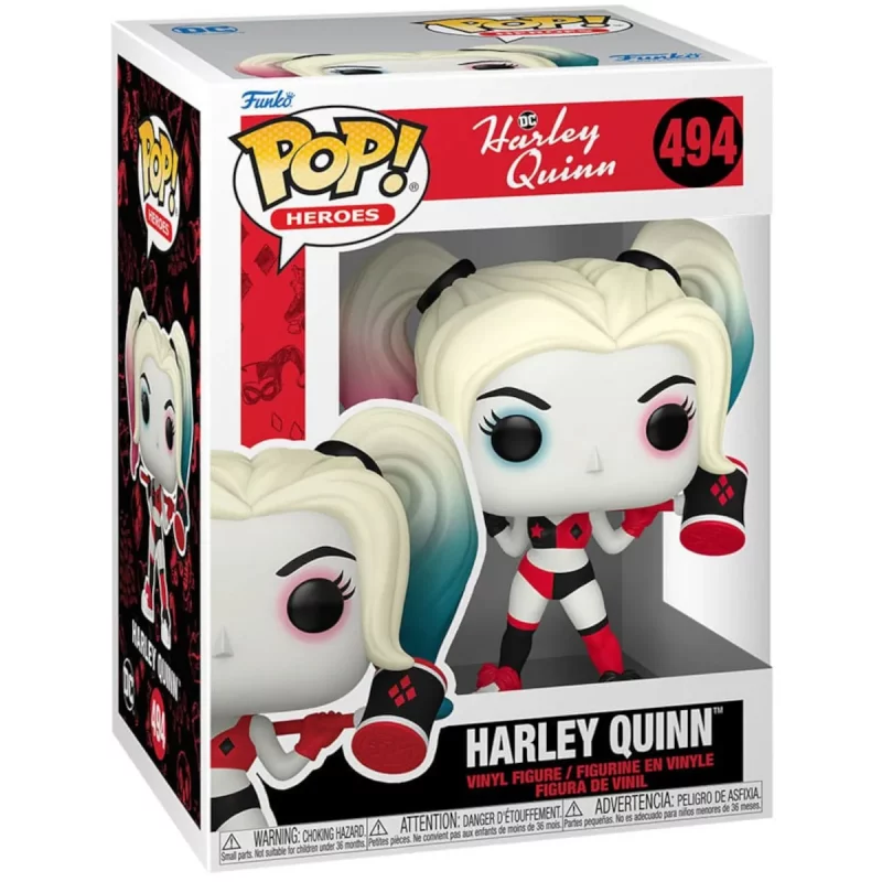 FK75848 Funko Pop! Heroes - Harley Quinn Animated Series - Harley Quinn Collectable Vinyl Figure Box Front