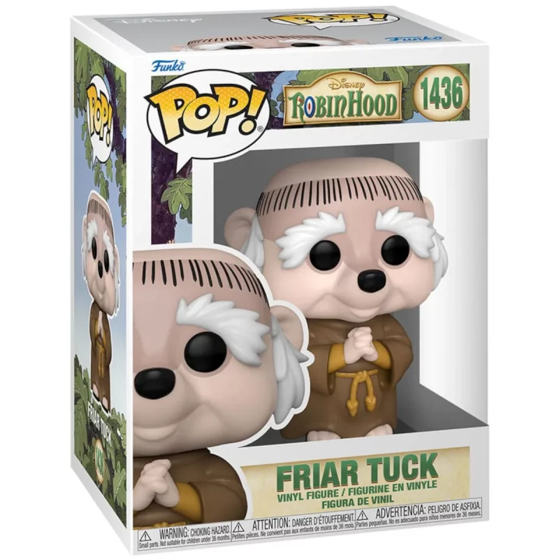 FK75910 Funko Pop! Disney - Robin Hood - Friar Tuck Collectable Vinyl Figure Box Front