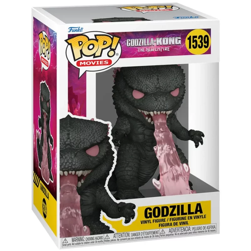 FK75926 Funko Pop! Movies - Godzilla x Kong The New Empire - Godzilla with Heat-Ray Collectable Vinyl Figure Box Front