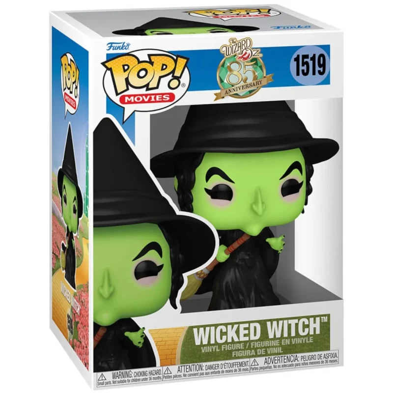 FK75977 Funko Pop! Movies – The Wizard of Oz (85th Anniversary) – Wicked Witch Collectable Vinyl Figure Box Front