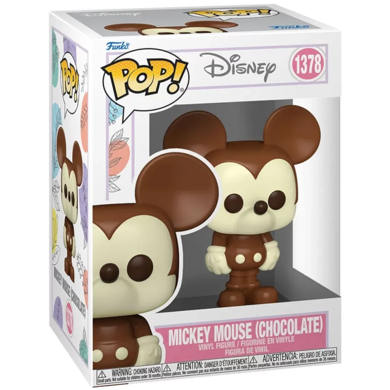 FK76434 Funko Pop! Disney - Mickey Mouse (Chocolate) Collectable Vinyl Figure Box Front