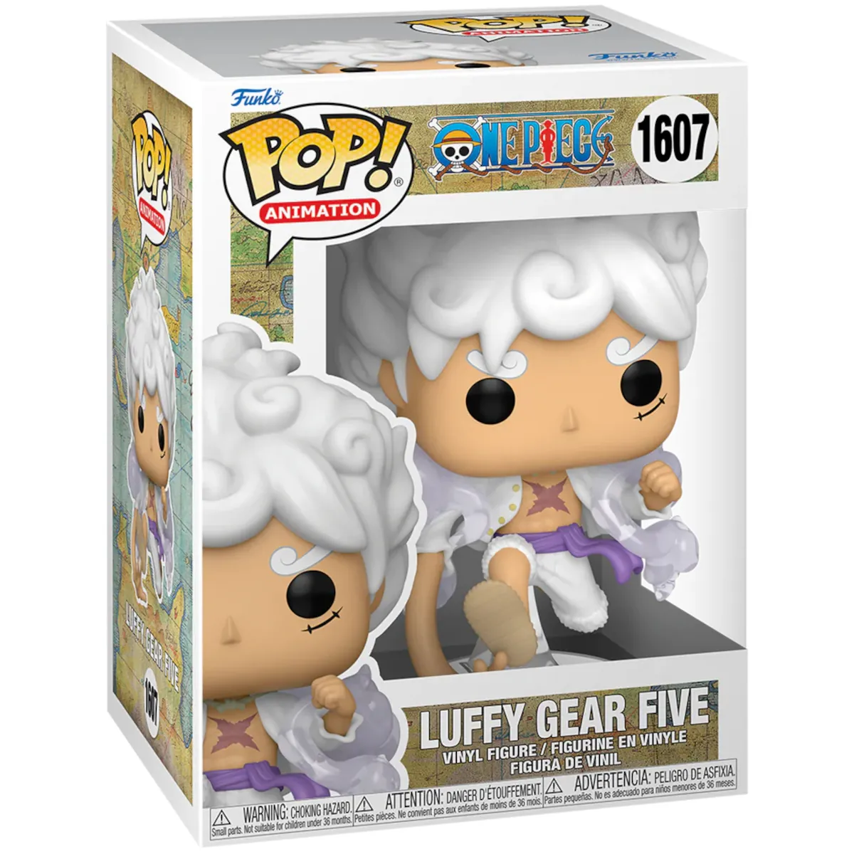 FK79321 Funko Pop! Animation – One Piece – Luffy Gear Five Collectable Vinyl Figure Box Front