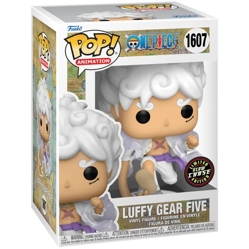 FK79321 Funko Pop! Animation – One Piece – Luffy Gear Five Collectable Vinyl Figure Chase Box Front