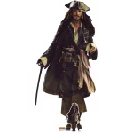 SC4405 Captain Jack Sparrow 'Johnny Depp' (Pirates of the Caribbean) Lifesize + Mini Cardboard Cutout Front