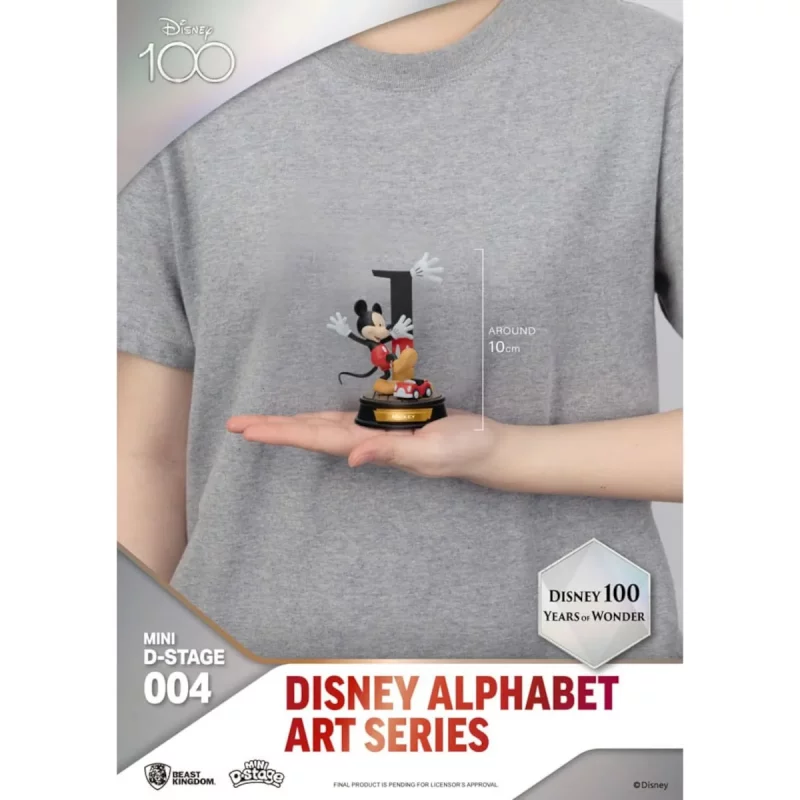 x_bkdmds-004 Disney Mini Diorama Stage Statues - 100 Years of Wonder Disney Alphabet Art Series (6-Pack) Size