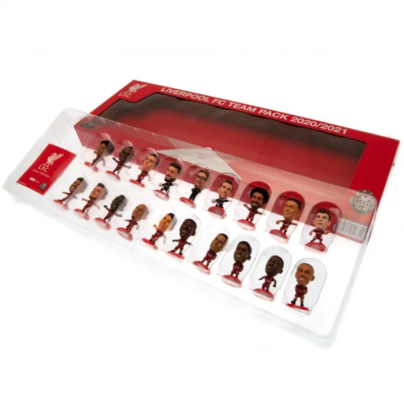 178840 Liverpool FC SoccerStarz 19 Player Team Pack 2020-21 Season Collectable Figures Open Box