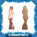 SC2381 Marilyn Monroe 'On Beach' (American Actress) Lifesize + Mini Cardboard Cutout Standee Frame