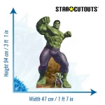 SC4383 The Incredible Hulk 'Comic Book Art' (Marvel Avengers) Mini + Tabletop Cardboard Cutout Standee Size