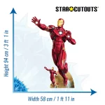 SC4389 Iron Man 'Tony Stark' (Marvel Avengers) Mini + Tabletop Cardboard Cutout Standee Size