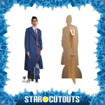 SC4403 The Fourteenth Doctor 'Sonic Screwdriver' (David Tennant) (Doctor Who) Mini + Tabletop Cardboard Cutout Standee Frame