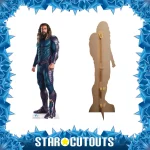 SC4407 Aquaman 'Blue Suit' (Jason Momoa) Official Lifesize + Mini Cardboard Cutout Standee Frame
