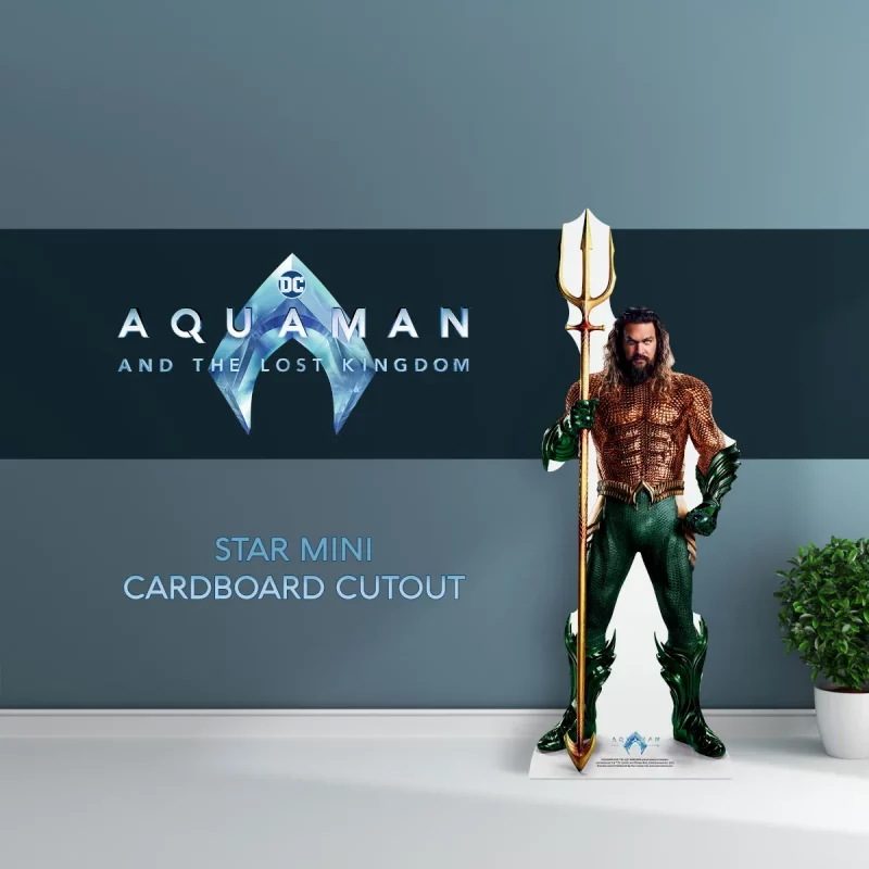 SC4434 Aquaman and the Lost Kingdom (Jason Momoa) Official Mini Cardboard Cutout Standee Room