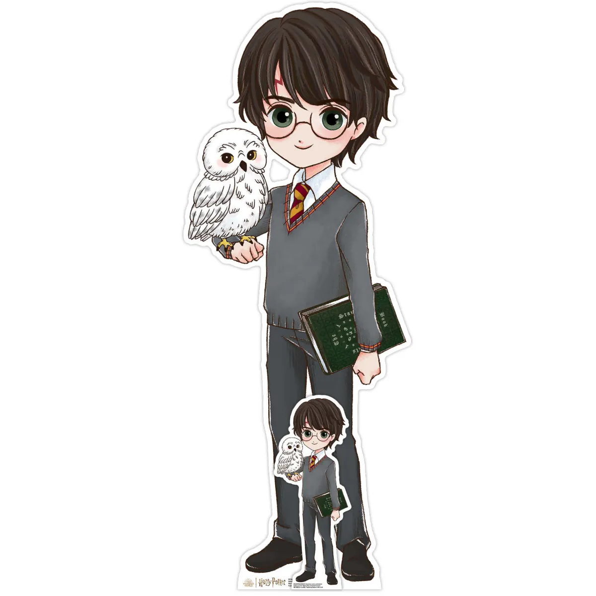 SC4452 Cute Harry Potter 'Animated' Official Mini + Tabletop Cardboard Cutout Standee Front