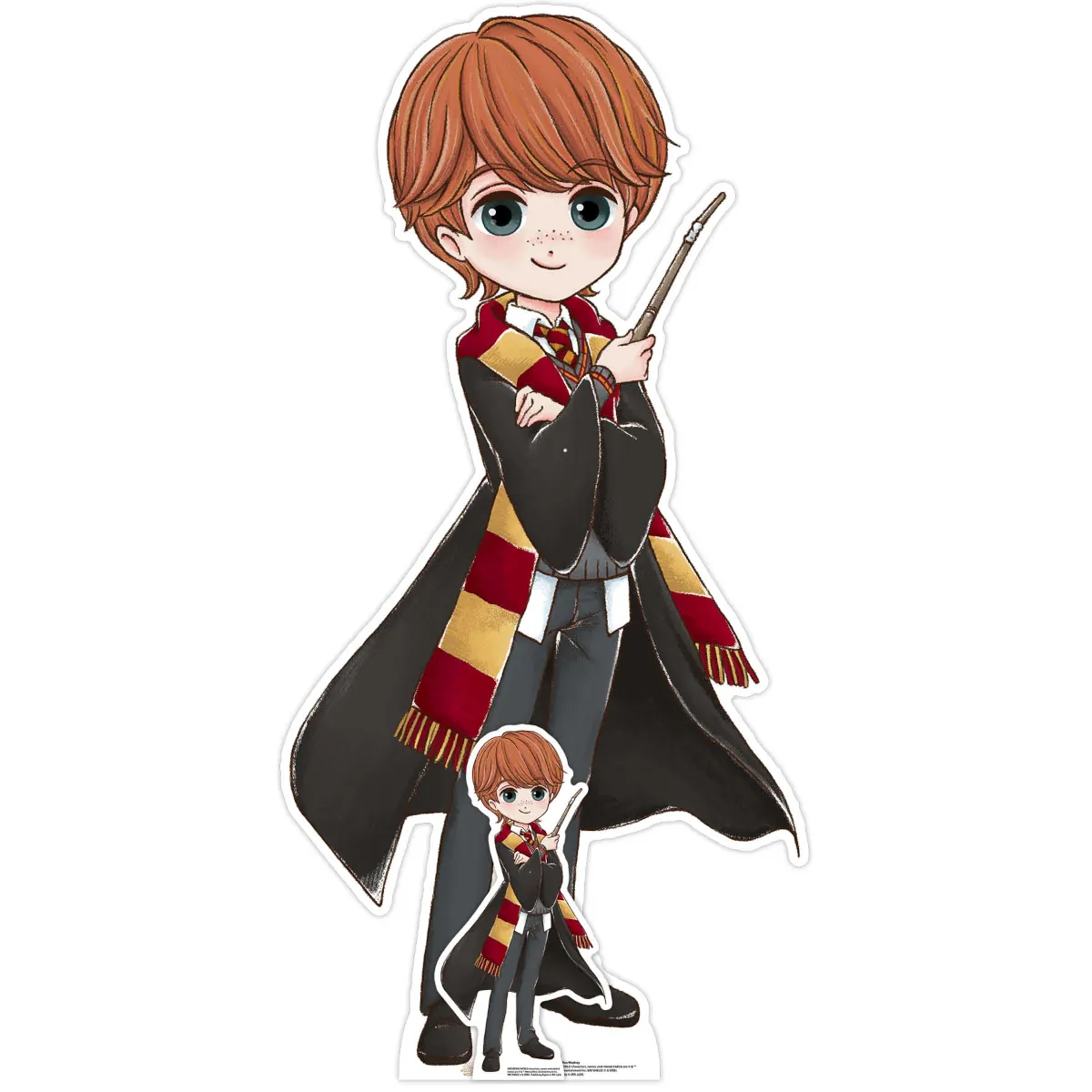 SC4453 Ron Weasley 'Animated' (Harry Potter) Official Mini + Tabletop Cardboard Cutout Standee Front