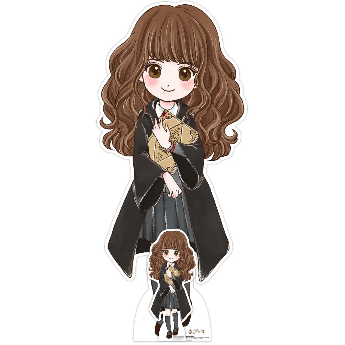 SC4454 Cute Hermione Granger 'Animated' (Harry Potter) Official Mini + Tabletop Cardboard Cutout Standee Front