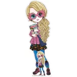 SC4456 Cute Luna Lovegood 'Animated' (Harry Potter) Official Mini + Tabletop Cardboard Cutout Standee Front