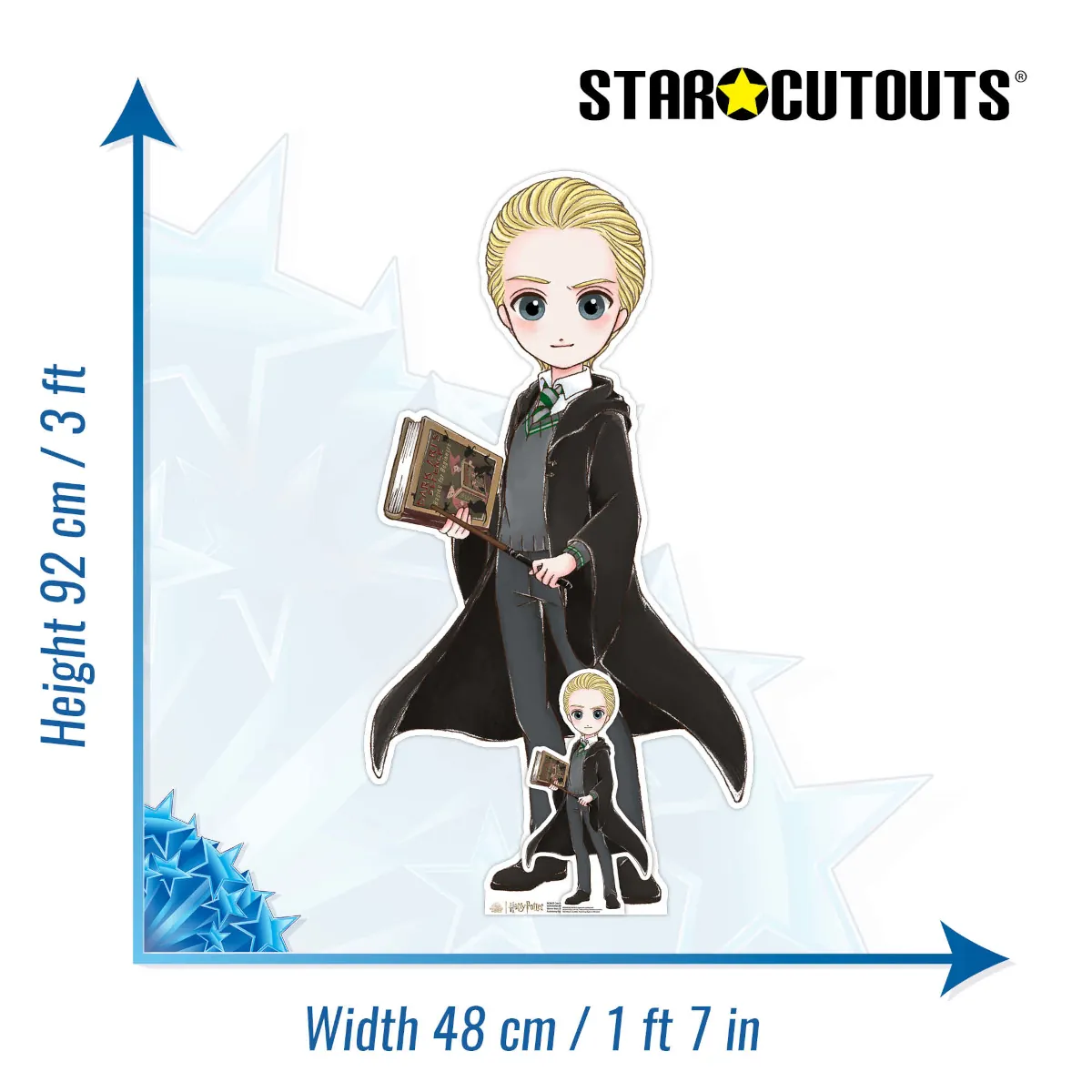 SC4457 Cute Draco Malfoy 'Animated' (Harry Potter) Official Mini + Tabletop Cardboard Cutout Standee Size