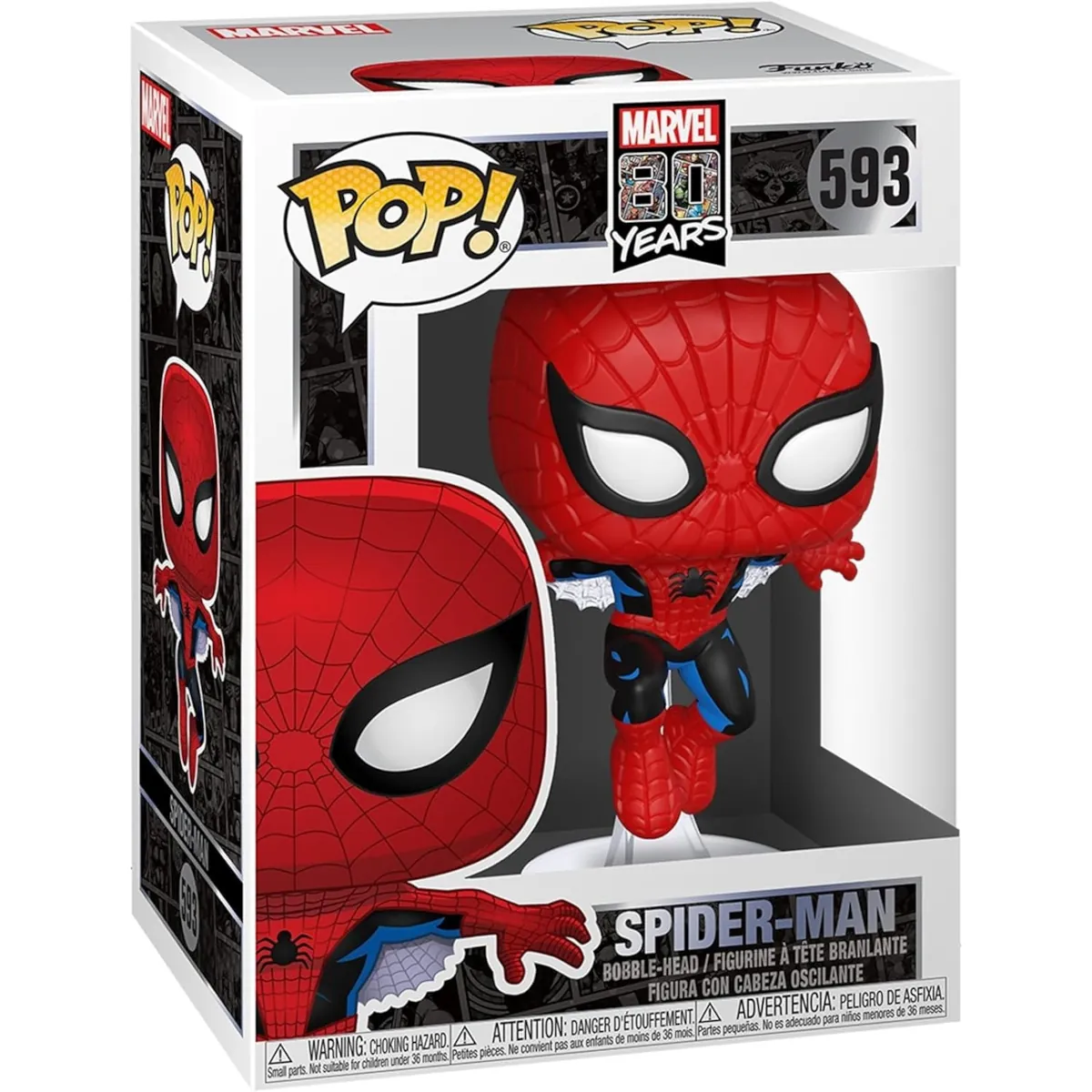 46952 Funko Pop! Marvel - 80 Years First Appearance - Spider-Man Collectable Vinyl Figure Box Front