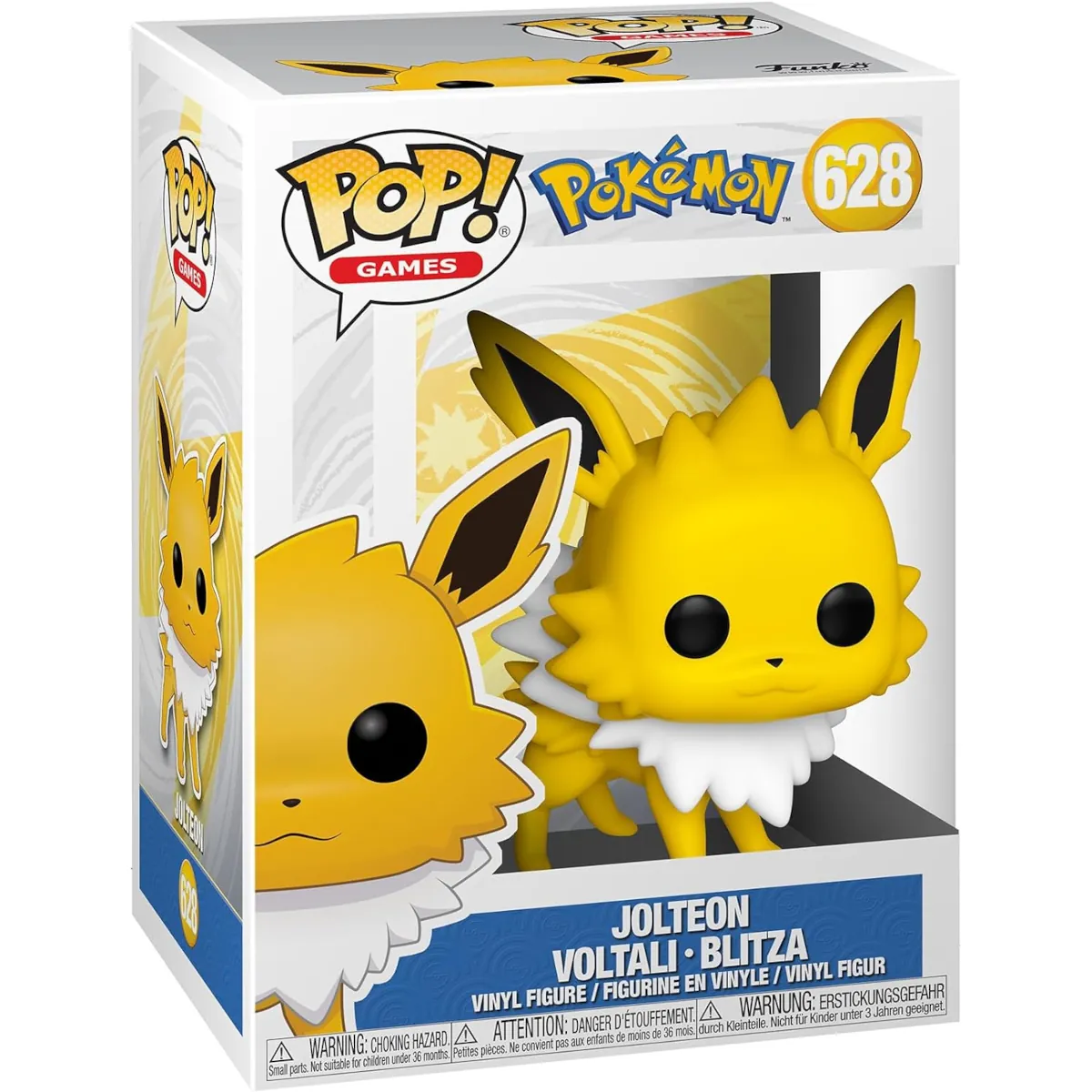 63694 Funko Pop! Games - Pokémon - Jolteon Collectable Vinyl Figure Box Front