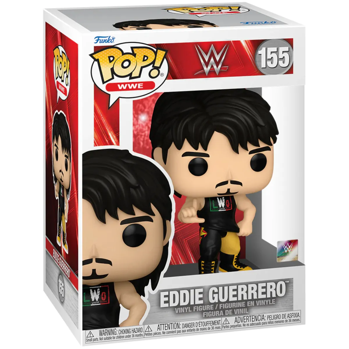 75128 Funko Pop! WWE - Eddie Guerrero Collectable Vinyl Figure Box Front