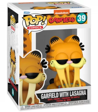 80161 Funko Pop! Comics - Garfield - Garfield with Lasagna Collectable Vinyl Figure Box Front