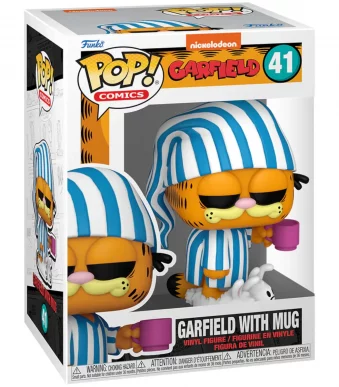80162 Funko Pop! Comics - Garfield - Garfield with Mug Collectable Vinyl Figure Box Front