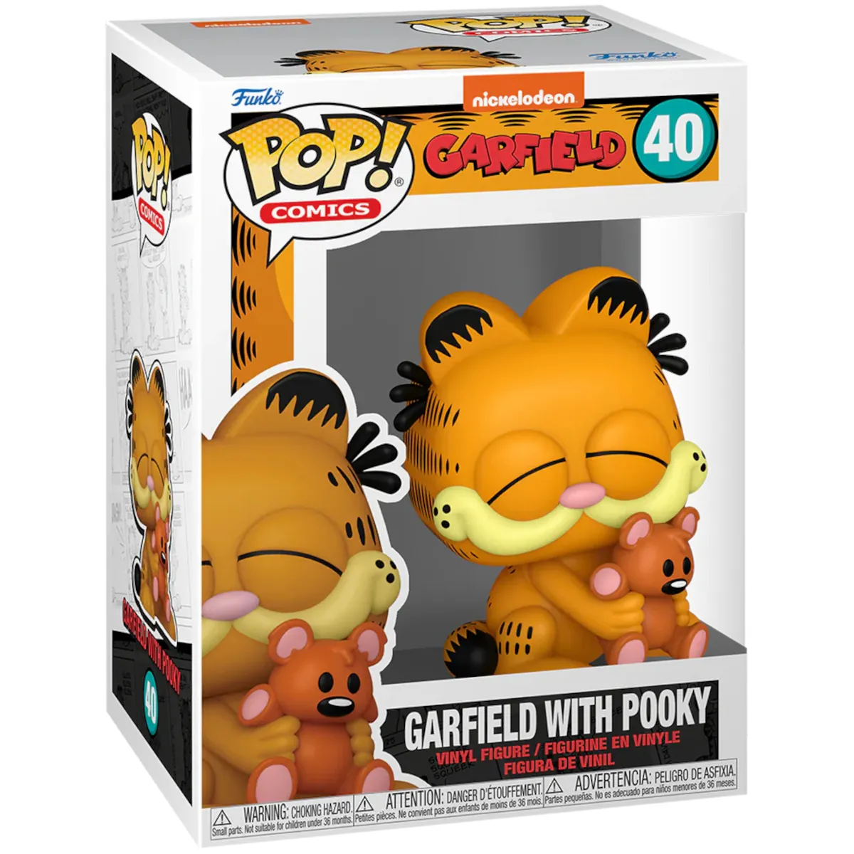 80163 Funko Pop! Comics - Garfield - Garfield with Pooky Collectable Vinyl Figure Box Front